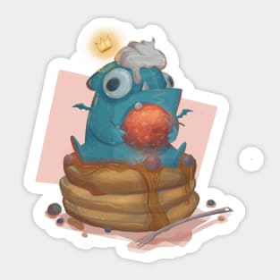 Breakfast King Sticker